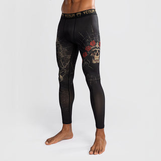 Pantaloni a compressione Venum Santa Muerte 5.0 Nero-Oro-Combat Arena