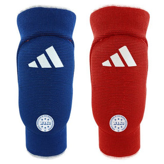 Proteção do cotovelo Adidas WAKO Reversível vermelho/azul (par)