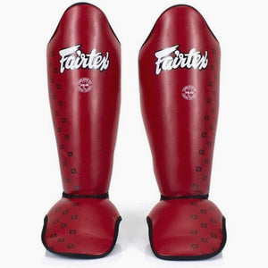 Paratibia Fairtex Competition SP5 con parapiedi Rosso