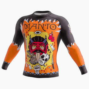 Rashguard Manto Diablo mangas compridas