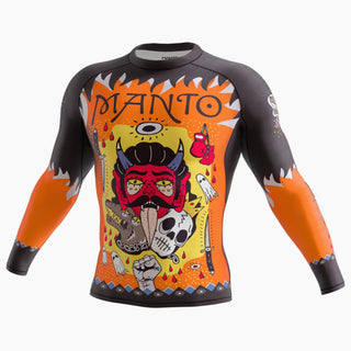 Rashguard Manto Diablo mangas compridas