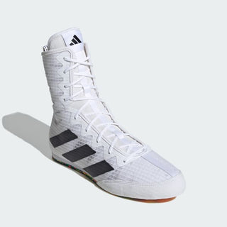 Sapatos de Boxe Adidas Caixa Hog 4 Preto-Branco