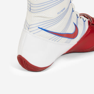 Sapatos de Boxe Nike Hyperko branco-vermelho