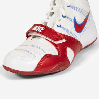 Sapatos de Boxe Nike Hyperko branco-vermelho