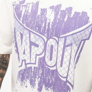 T-shirt Tapout Oversize CF Tee Bianco-Combat Arena