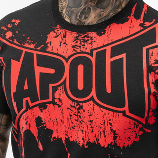 T-shirt Tapout Splashed Nero-Combat Arena