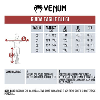 BJJ Gi Venum Criança concorrente