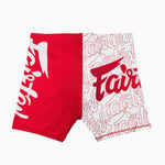 Pantaloncini a compressione Fairtex CP4 Rosso-Combat Arena