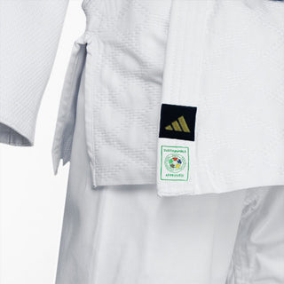 Fato judo Adidas J730 Champion III Riscas douradas IJF