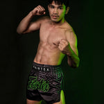 Calções de Kickboxing-Thai Fairtex BS1924 Racer Preto