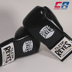 Luvas de Boxe Cleto Reyes Safetec CB4 Preto-prata com atacadores