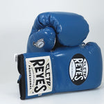 Luvas de Boxe Cleto Reyes Safetec CB4 Azul com atacadores