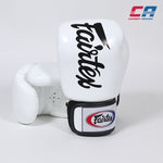 Luvas de Muay Thai Fairtex BGV19 Deluxe Branco