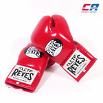 Luvas de Boxe Cleto Reyes Profissional CB2 vermelho-preto com atacadores